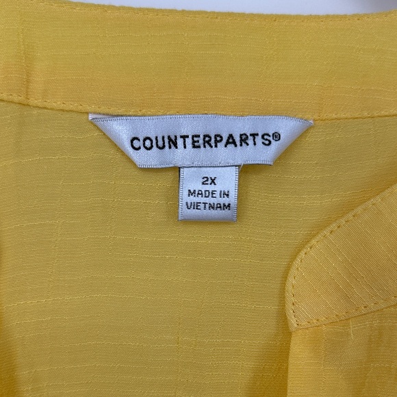 Counterparts Sunny Yellow Blouse - Picture 2 of 7